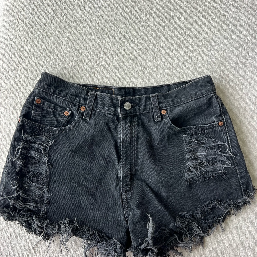 Levi’s Black Denim Shorts